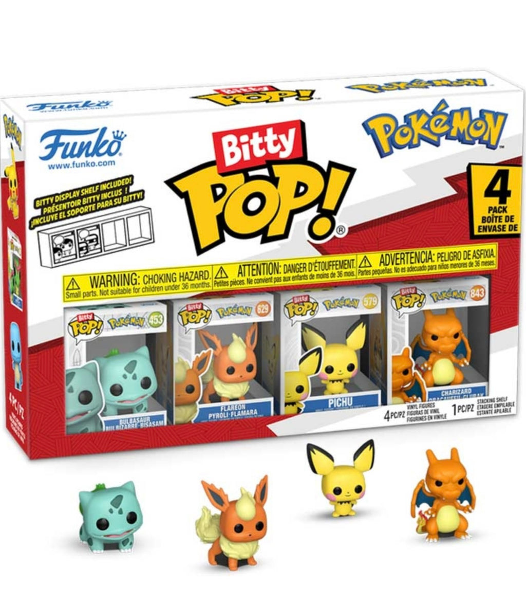 Funko Bitty Pop! S3 Pokemon Bulbasaur 4 Pack