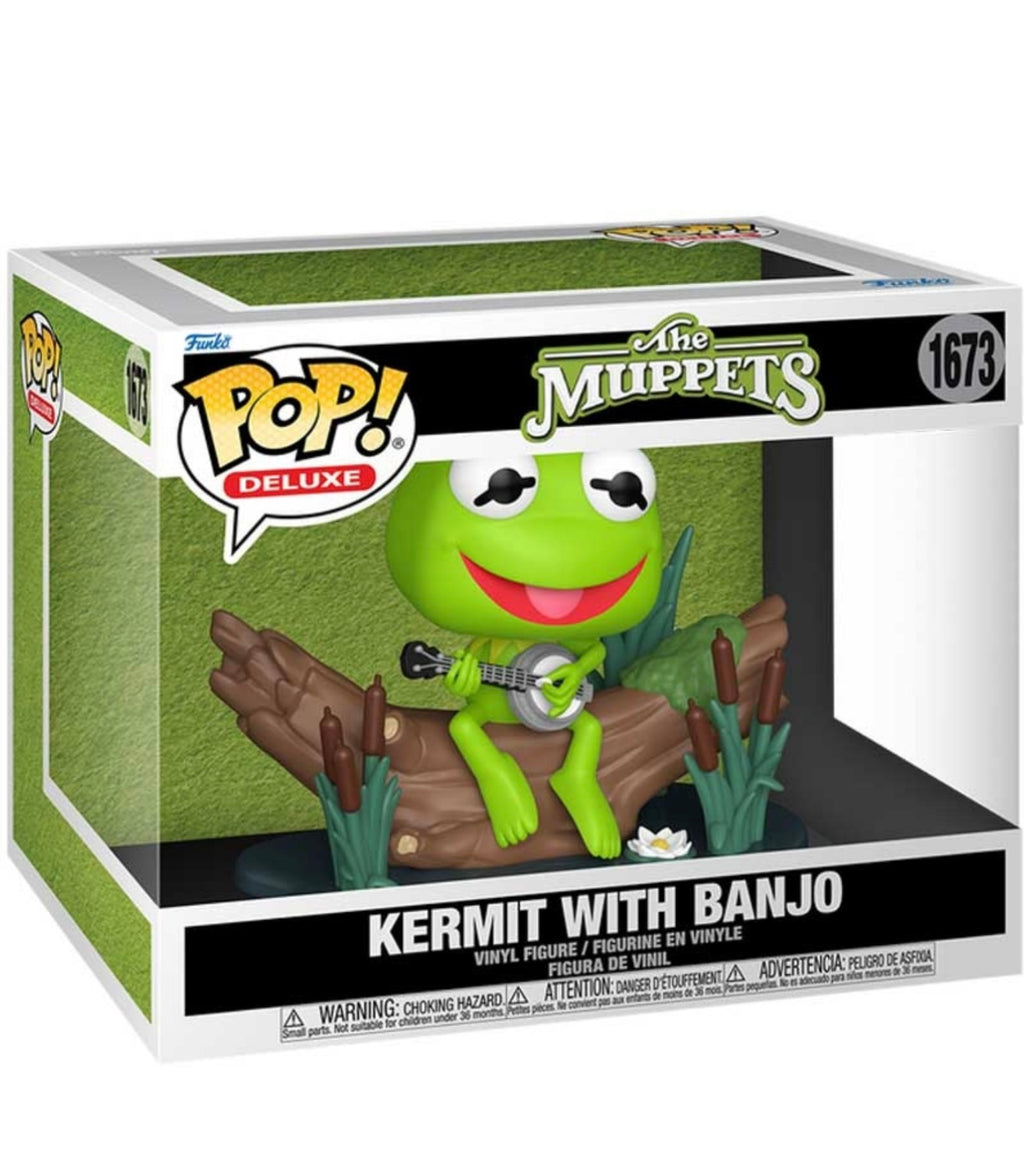 Funko Pop! Deluxe S3 The Muppets Kermit w/banjo Shipping From 13th November