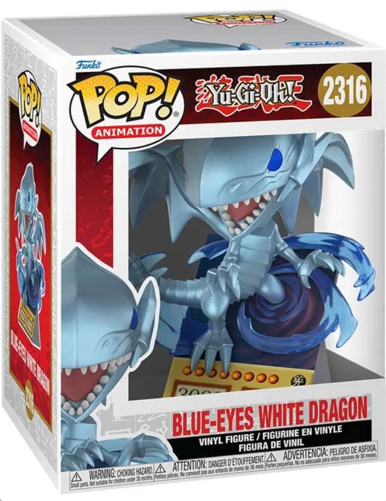 Funko Pop! Premium Yu Gi Oh! Blue Eyes White Dragon Card **PRE-ORDER!**