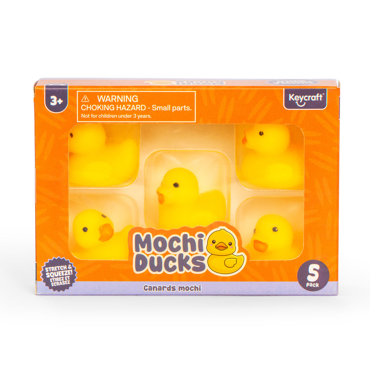 5 Squeezy Mochi Ducks