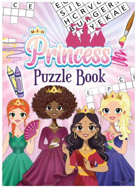 6 Fun Princess Puzzle Books 16 pages 10x14cm