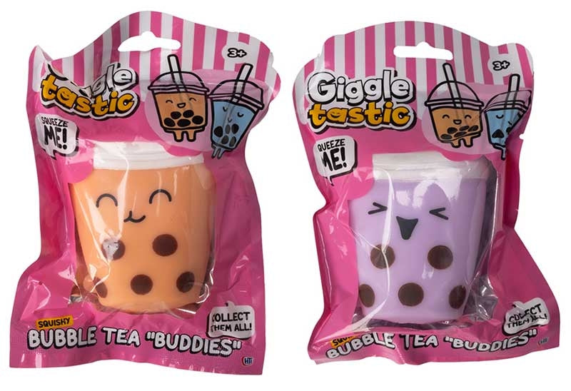 Giggle Tastic Bubble Tea Buddies 1pcs Assorted Squeeze Toy