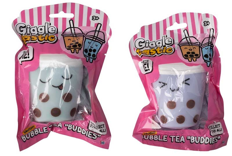 Giggle Tastic Bubble Tea Buddies 1pcs Assorted Squeeze Toy