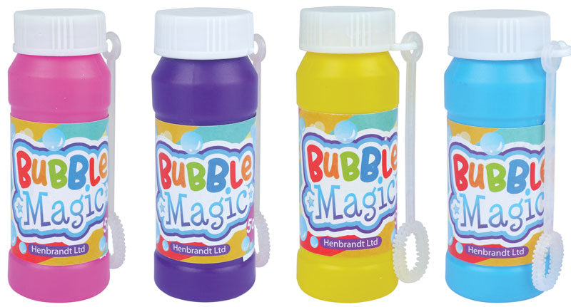 4 pcs Bubble Tubs Bubble Magic with Wand 50ml