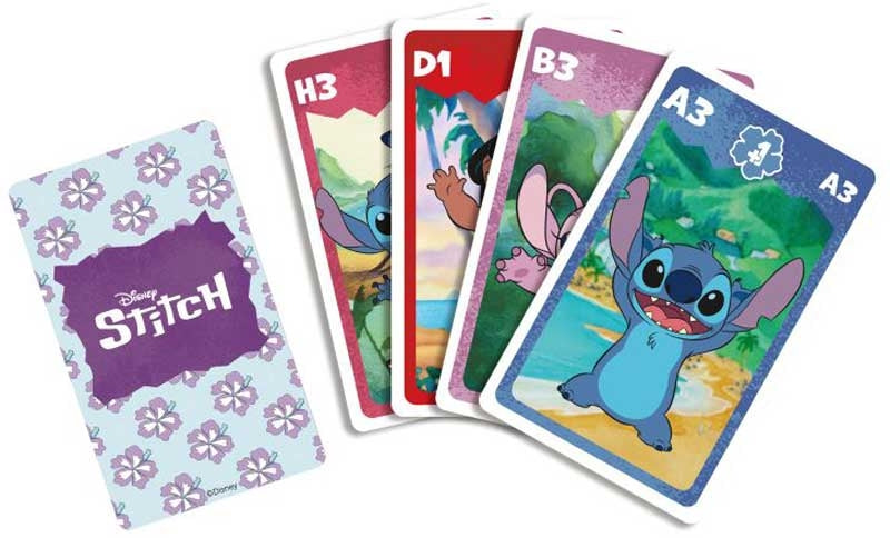 Disney Stitch Shuffle 4 in 1 card game