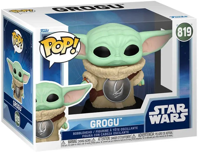 Funko Pop! Star Wars Grogu w/ Mudhorn Chest Armour 819