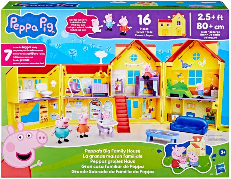 Peppa Pig Family House + Sticker Pack Bundle
