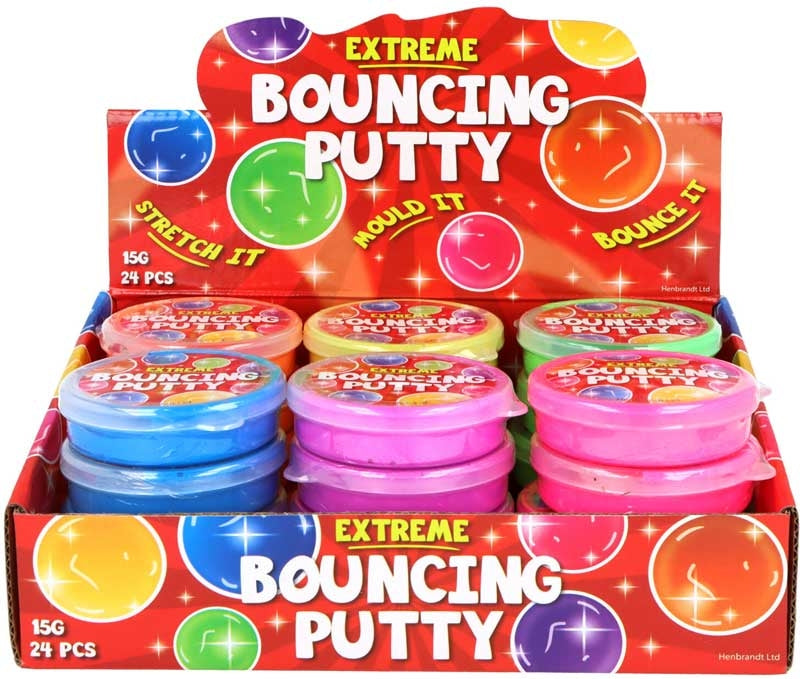 6 pcs Bouncing Putty Assorted Colour 10g
