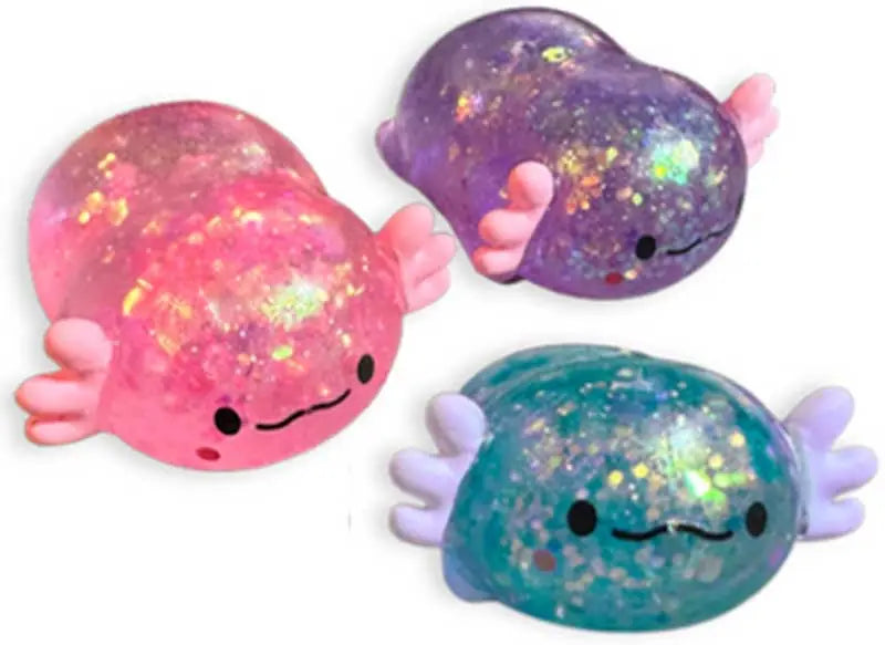 Scrunchems Mini Axolotl 3 Pack Asstd Colours