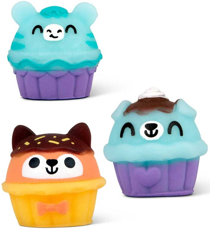 Scrunchems Squishy Buddies Cupcake keyring 1pcs