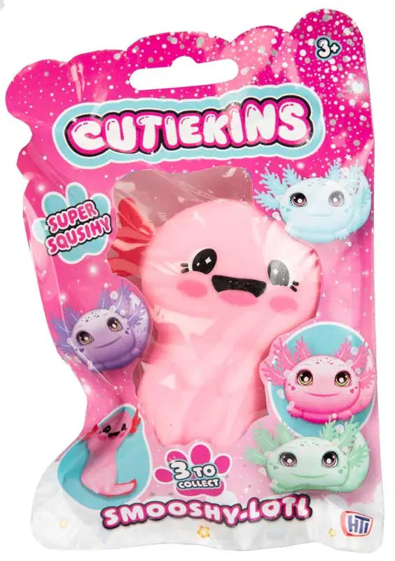 Cutiekins Smooshy-Lotl Axolotl Squeeze Toy 1pcs Random colour