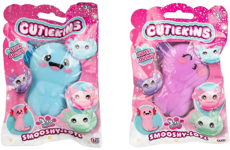 Cutiekins Smooshy-Lotl Axolotl Squeeze Toy 1pcs Random colour